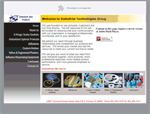 Tablet Screenshot of itgproducts.com